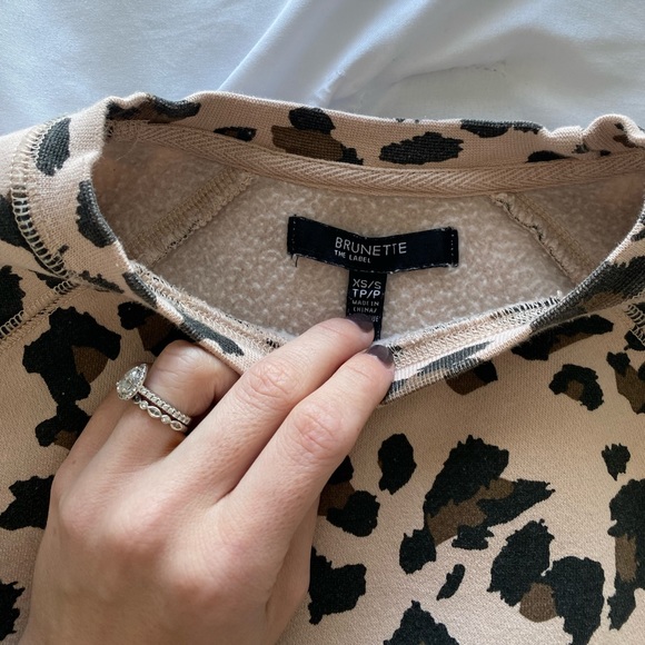 Brunette the label blonde leopard sweater - Picture 6 of 7